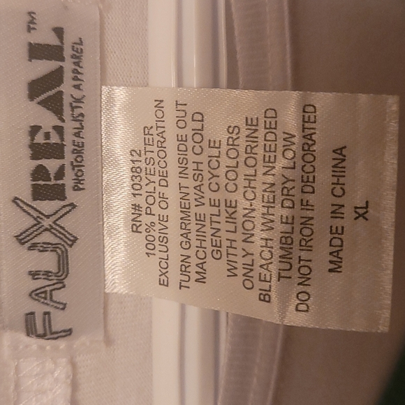 FauxReal Ugly "Holiday" long sleeve tshirt XL - Picture 3 of 4